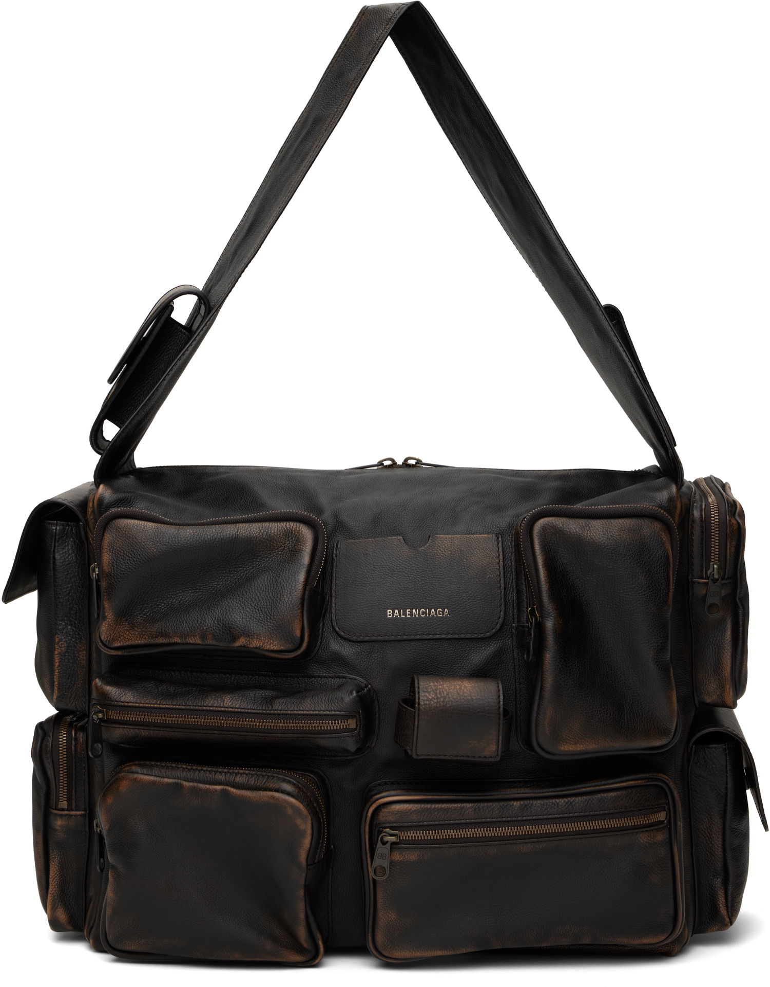 Cestovná taška Balenciaga Balenciaga Superbusy Large Sling Bag Čierna | 7021682ABFZ, 0