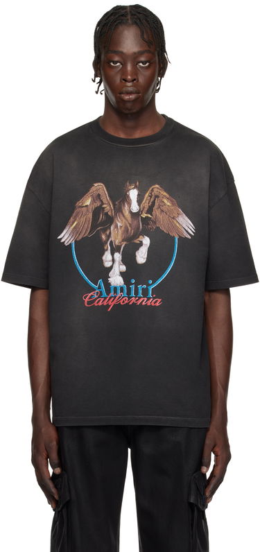 Tričko AMIRI Vintage Wash Pegasus Graphic T-Shirt Čierna | AMJYTE1130, 0