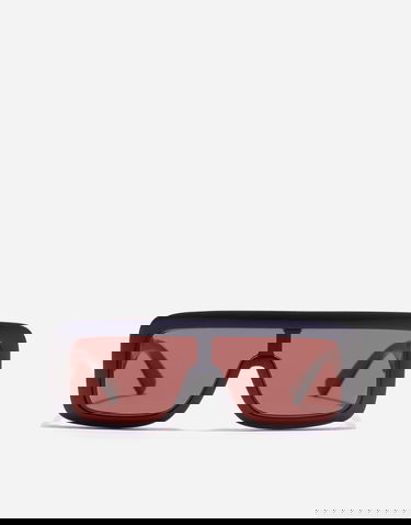 Slnečné okuliare Dolce & Gabbana Dolce & Gabbana Dg Logo Rectangular Shield Sunglasses Onesize Čierna | VG601FVN9759V000, 0