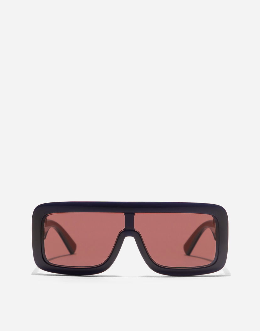 Slnečné okuliare Dolce & Gabbana Dolce & Gabbana Dg Logo Rectangular Shield Sunglasses Onesize Čierna | VG601FVN9759V000