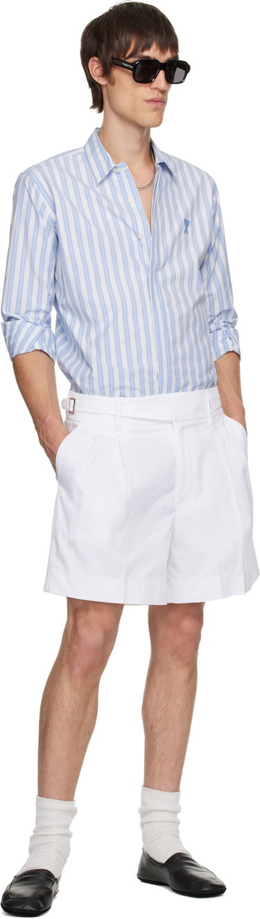 Šortky Dolce & Gabbana Pleated Shorts Biela | GP10WTFUFNV, 3