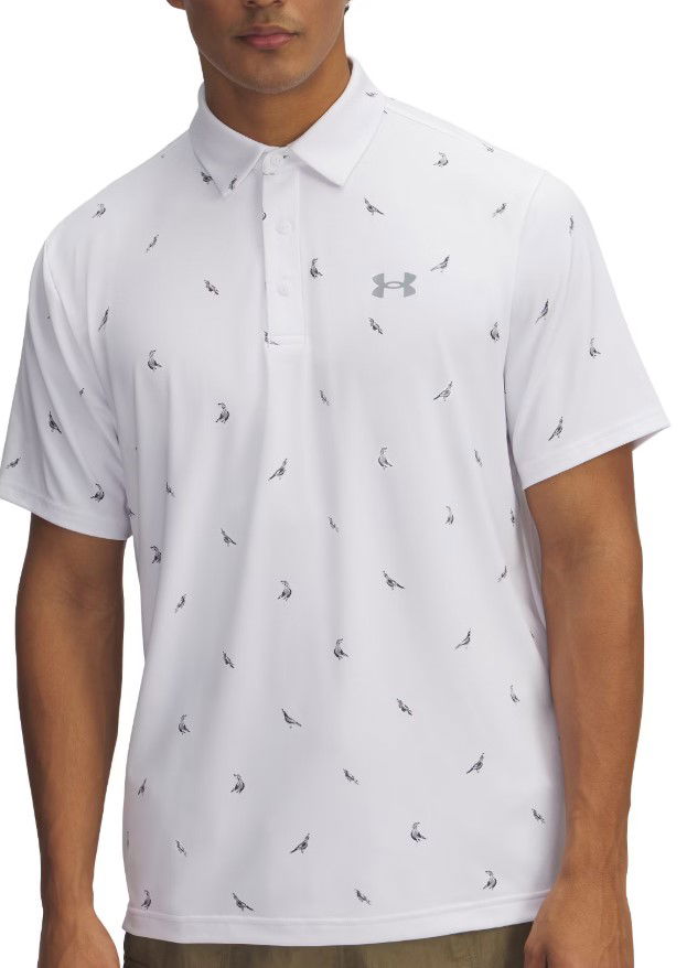 Polo tričko Under Armour Playoff 3.0 Bird Print Polo Shirt Biela | 1378677-117