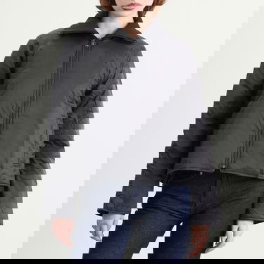 Bunda Samsoe Samsoe Sarivo Double-Breasted Ribbed Collar Jacket Čierna | F25400027-CLR000021, 5