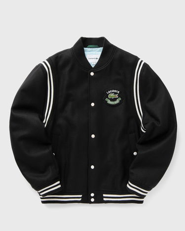 Bomber bunda Lacoste Premium Wool Varsity Jacket Čierna | BH2898-031, 0