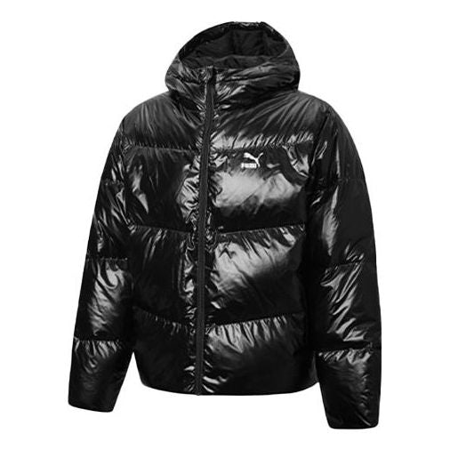 Prešívaná bunda Puma Shine Puffer Down Jacket Čierna | 530696-01