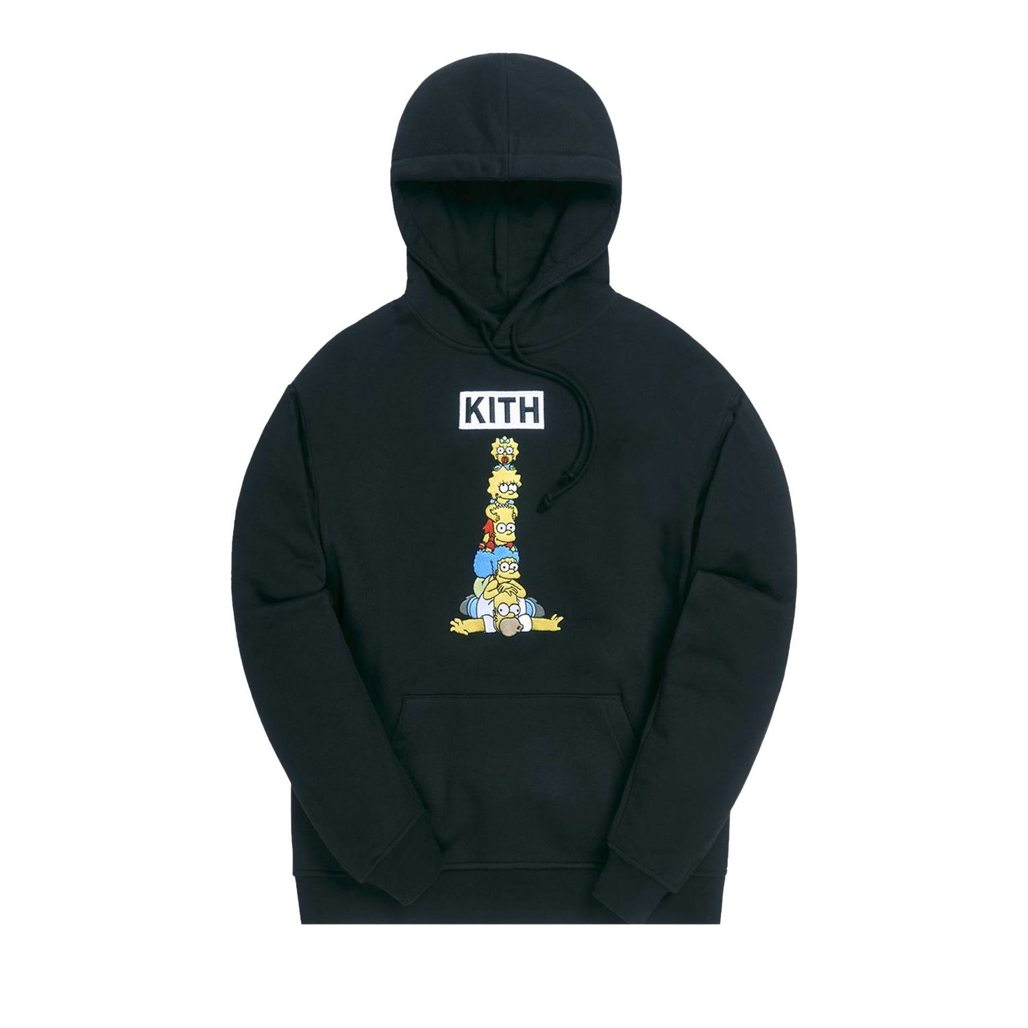 Mikina KITH For The Simpsons Family Stack Hoodie Čierna | KH2628 100, 1