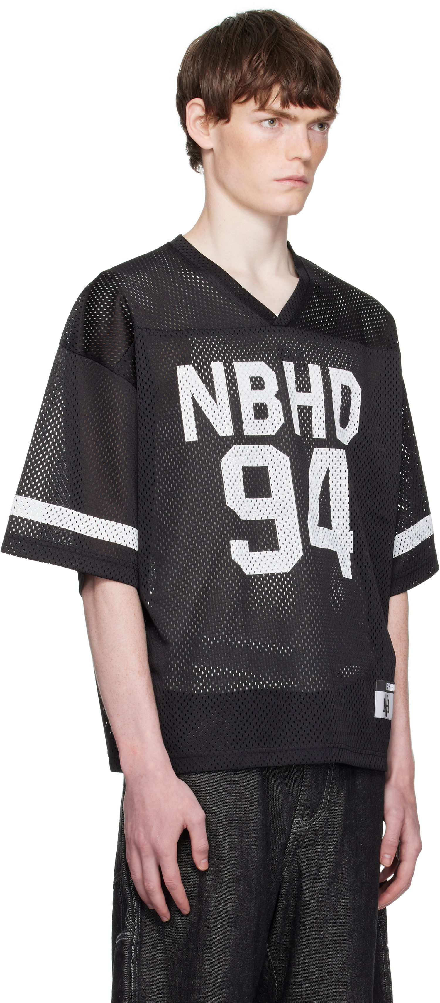 Dres Neighborhood Neighborhood V-neck Jersey Čierna | 251UNNH-CSM01, 1