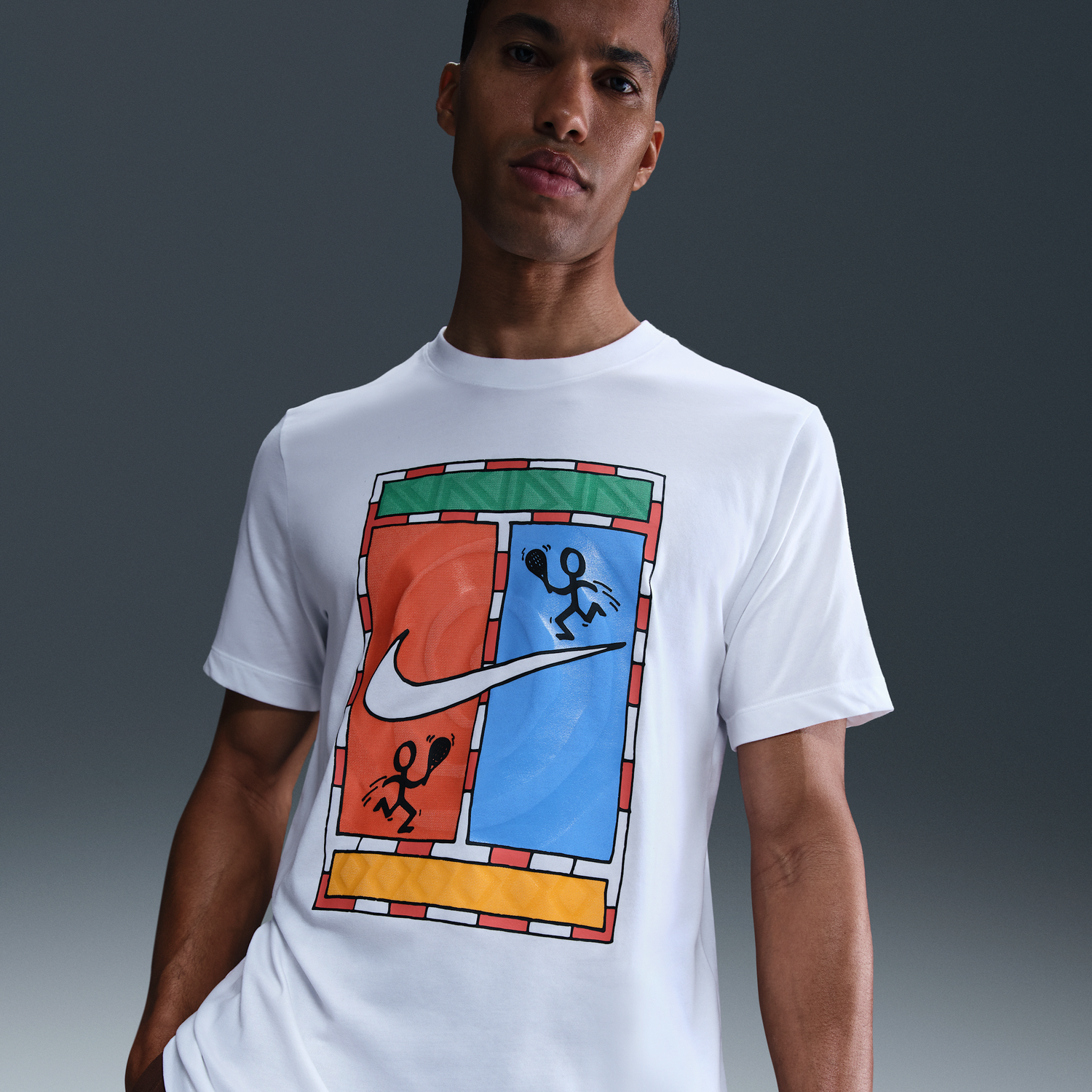 Tričko Nike NikeCourt Dri-FIT Tennis T-Shirt Biela | HJ3470-100, 0