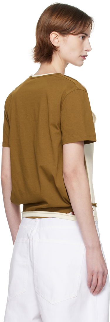 Tielko Eckhaus Latta Eckhaus Latta Hugging Sleeveless T-Shirt Béžová | 1203-EL-PS25-C -, 2