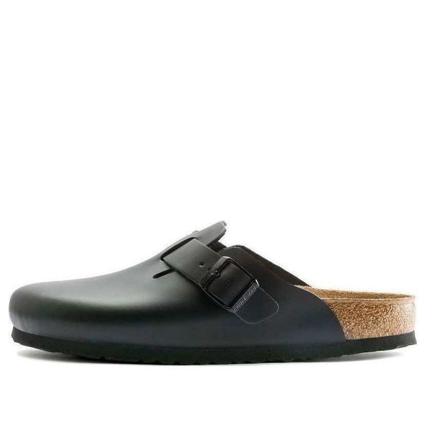 Tenisky a topánky Birkenstock Boston Narrow Fit Leather Čierna | 0060193