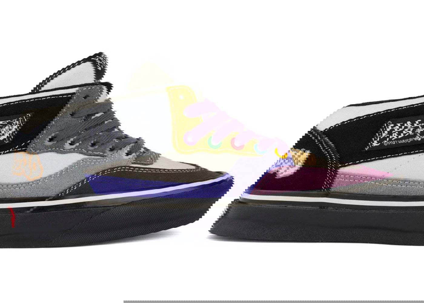 Tenisky a topánky Vans OG Half Cab LX Brain Dead Multi Color Fialová | VN0A3DP6ASR, 0