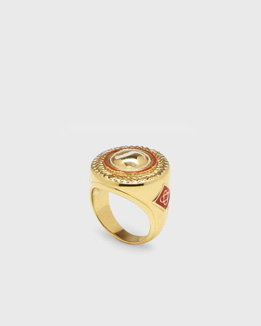 Prsteň Casablanca Sports Medallion Ring Žltá | APF25-JW-174-01, 2