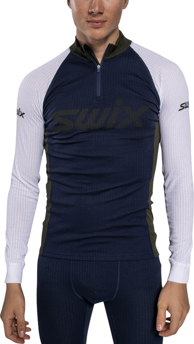 Spodná bielizeň a ponožky SWIX RaceX Classic Half Zip Top Modrá | 10116-23-75127, 0