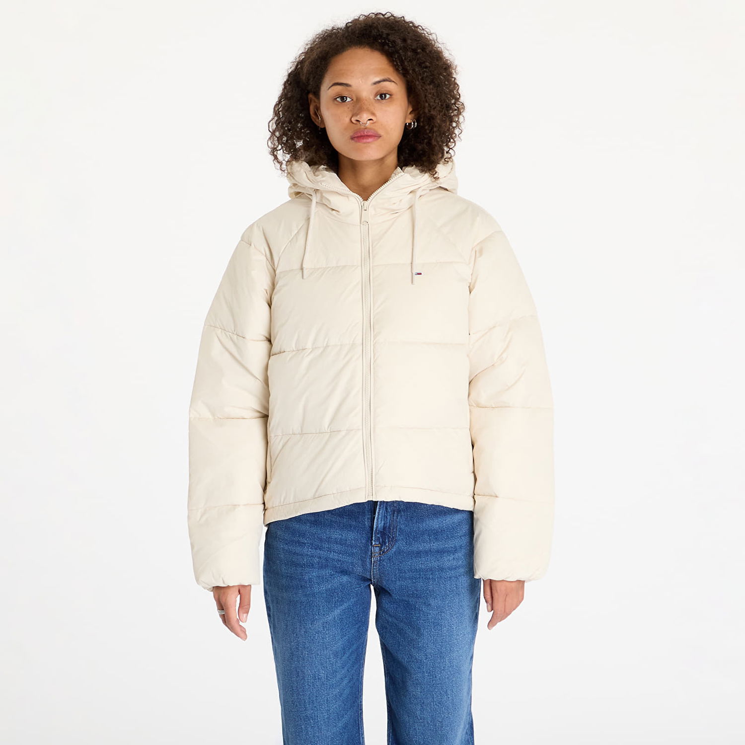 Prešívaná bunda Tommy Hilfiger Vail Puffer Jacket Beige Béžová | DW0DW18841 ACG, 0