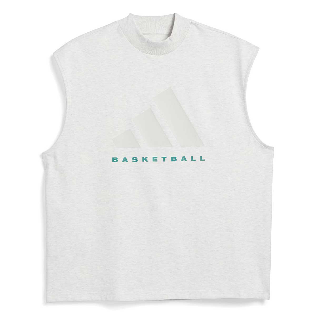 Tričko adidas Originals adidas BASKETBALL SLEEVELESS T-SHIRT, Grau Biela | JI9120, 0