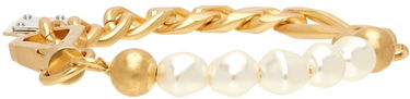 Náramok Dolce & Gabbana Dolce&Gabbana DG Logo Pearl Chain Bracelet Metalická | WBN7P3 W1111, 4