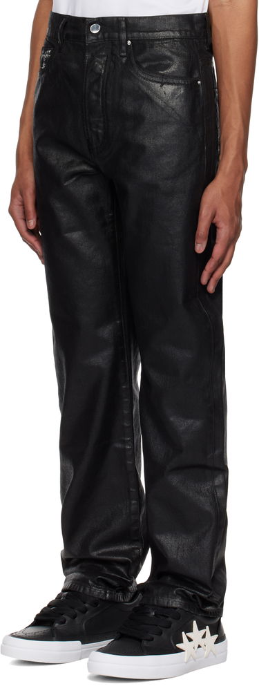 Džínsy AMIRI AMIRI MA Quad Straight Waxed Jeans Čierna | AMDNGH1059, 3