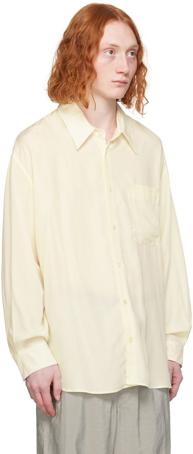 Košeľa LEMAIRE Lemaire Patch Pocket Shirt Žltá | SH1089 LF1126, 1