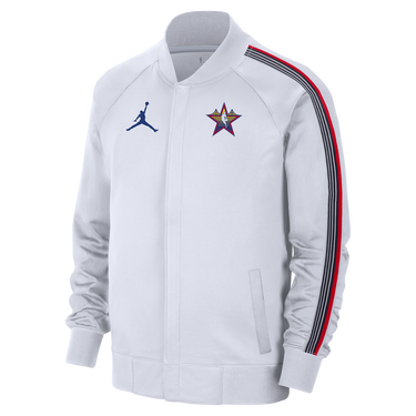 Bomber bunda Jordan NBA 2025 All-Star Weekend Showtime Full-Zip Jacket Biela | HF5808-100, 0