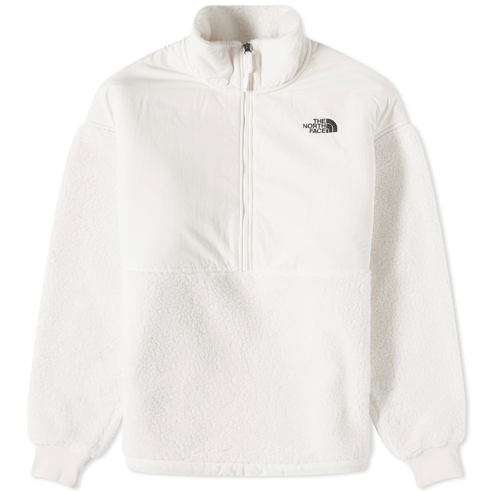 Platte High Pile Quarter Zip Fleece Gardenia