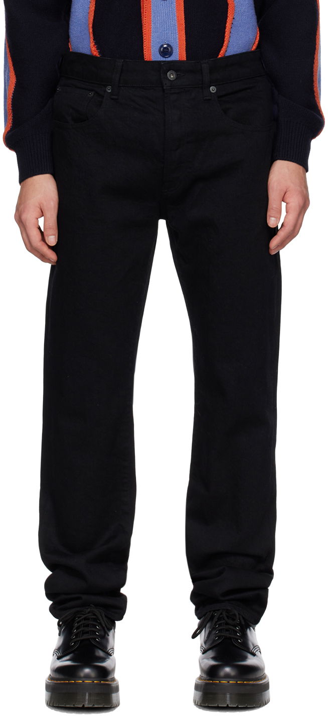 Džínsy KENZO Paris Bara Jeans Čierna | FD55DP1016C1, 0