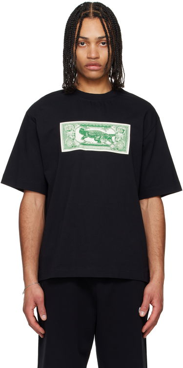 Tričko Off-White Off-White Banknote Graphic T-Shirt Čierna | OMAA120S25JER00C1058, 0