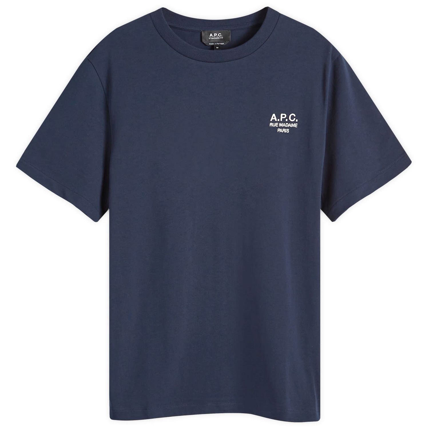 Tričko A.P.C. Rue Madame Logo T-Shirt Navy | COHBU-M26388-TIQ, 0