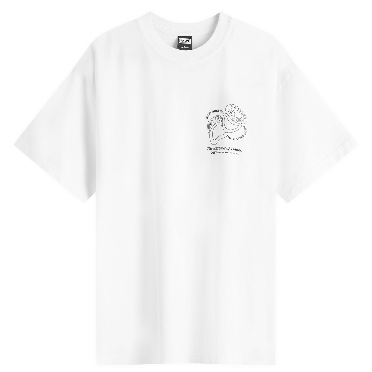 Tričko OBEY Nature of Things Biela | 166913929-WHT, 0