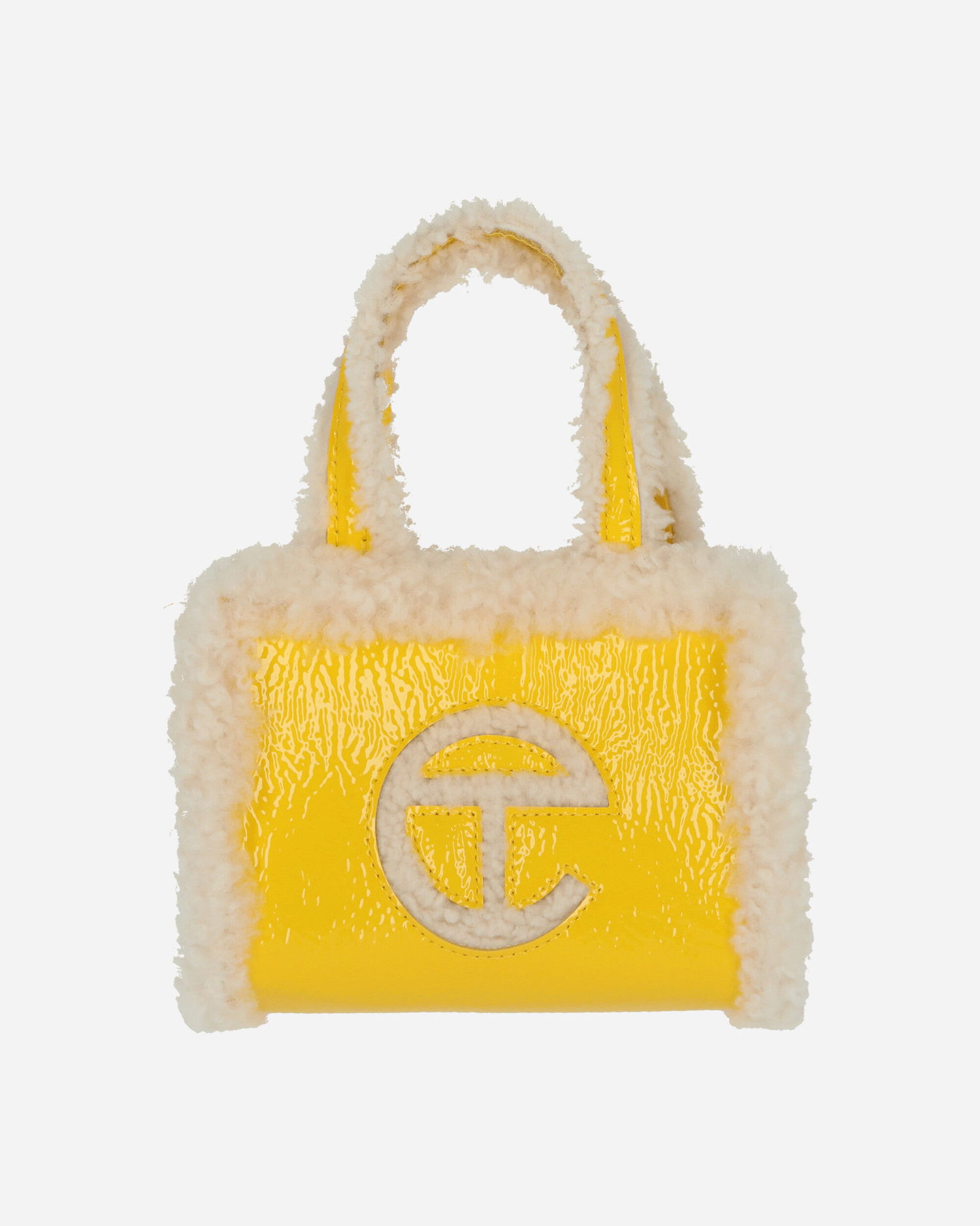 Tote bag UGG Telfar Small Crinkle Leather Shopper "Taxi" Žltá | 1155850 TAX, 0