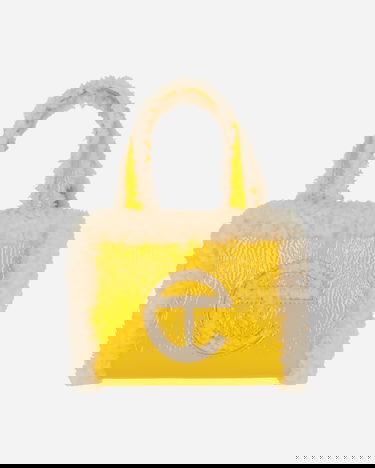 Tote bag UGG Telfar Small Crinkle Leather Shopper "Taxi" Žltá | 1155850 TAX, 0
