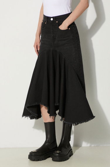 Sukňa VETEMENTS VETEMENTS Denim Midi A-Line Skirt Čierna | WE64SK700B, 3