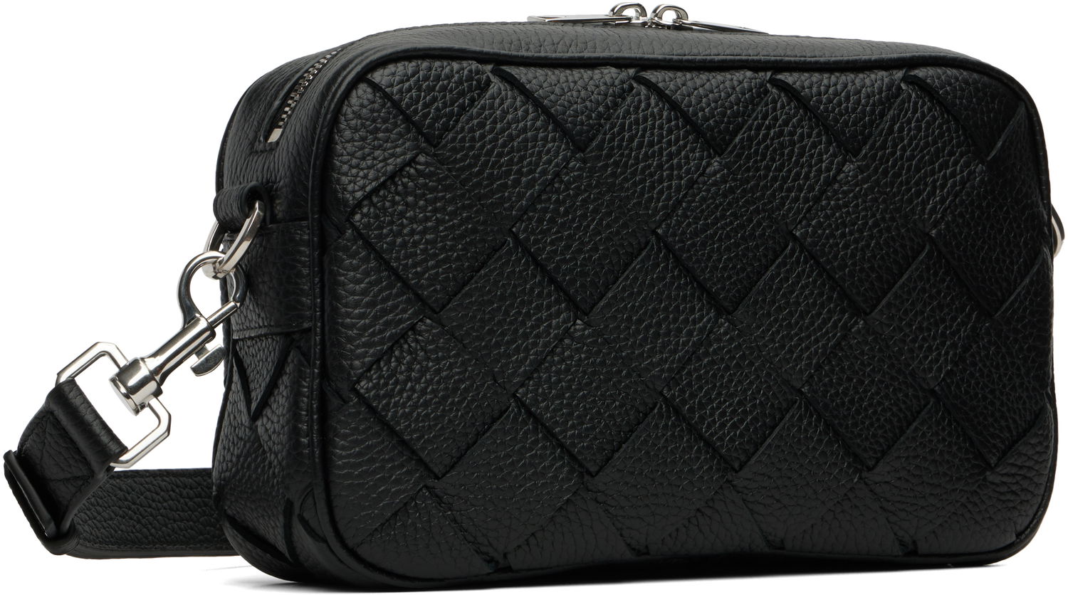 Kabelka Bottega Veneta Bottega Veneta Small Intrecciato Camera Bag Čierna | 755923V4G318803, 1