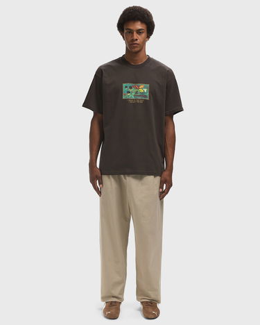 Nohavice Carhartt WIP Evan Pleated Cropped Trousers Béžová | I035563-G1.GD, 1