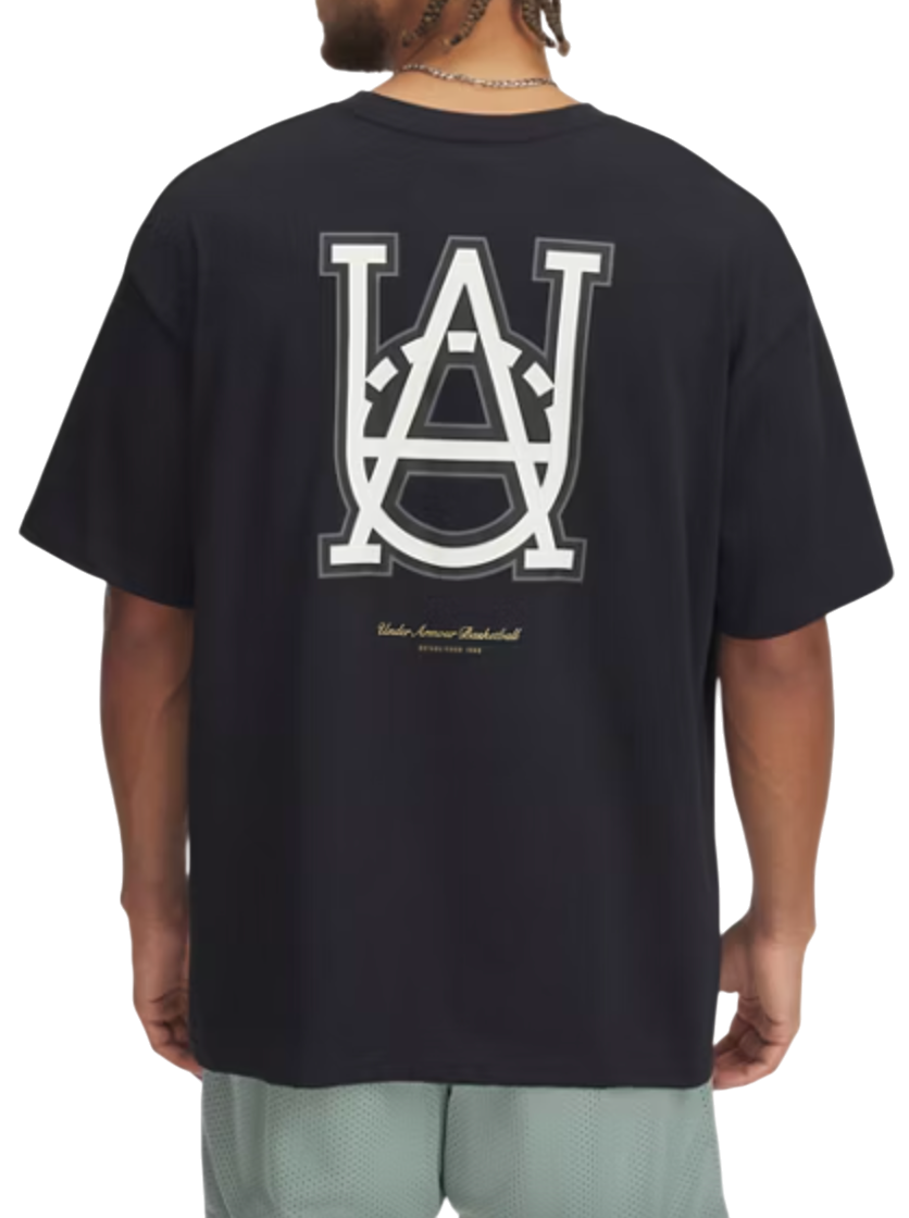 Tričko Under Armour HWT Hoops Courtside T-Shirt Čierna | 1390191-001, 1