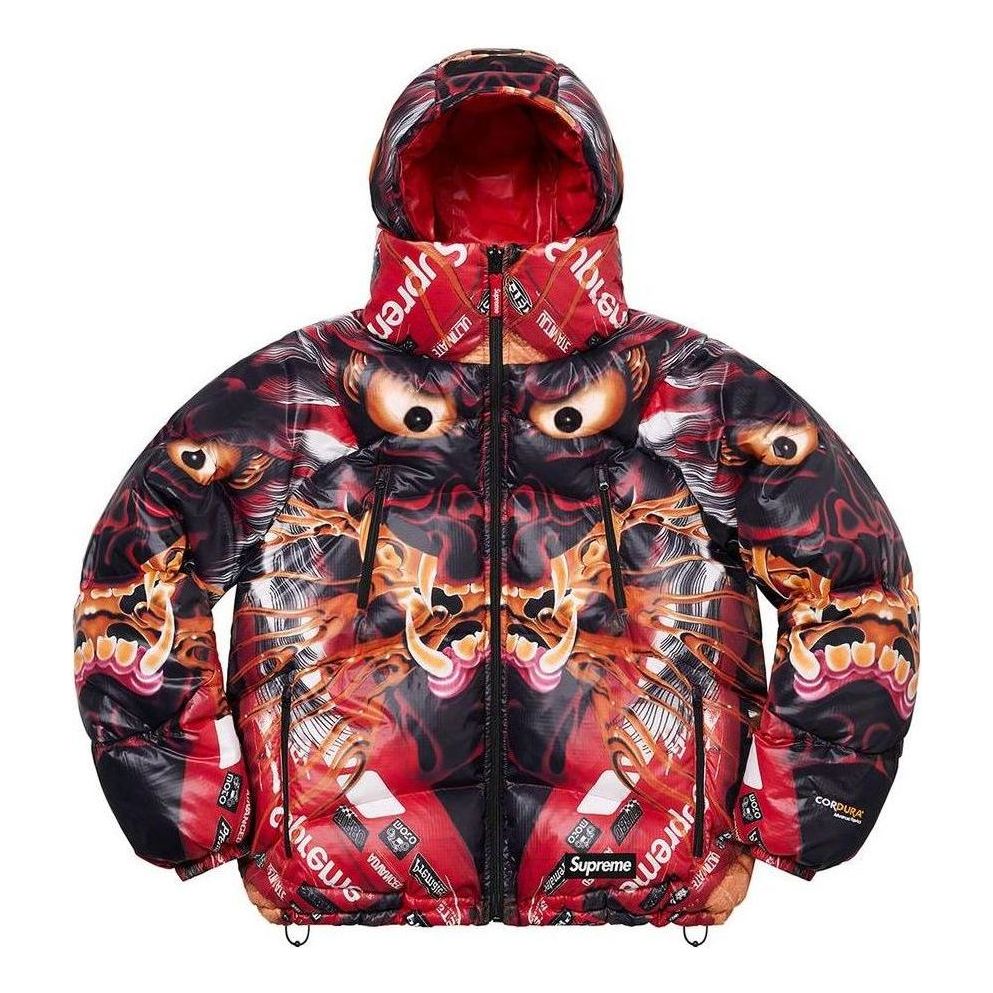 Prešívaná bunda Supreme Reversible Featherweight Down Puffer Jacket Červená | SUP-FW22-160, 0