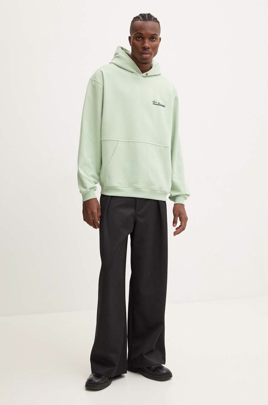 Mikina Filling Pieces Filling Pieces Printed Hoodie Zelené | 80614086001, 1