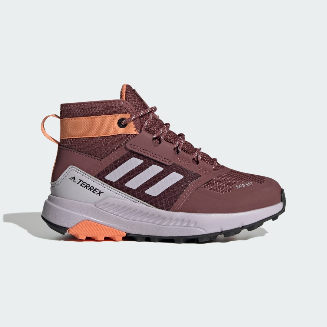 Tenisky a topánky adidas Performance Terrex Trailmaker Mid RAIN.RDY Hiking Boots Vínová | ID0925, 0