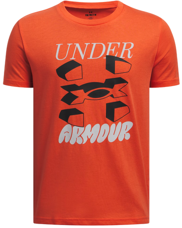 Tričko Under Armour Under Armour Split Big Logo Short Sleeve T-Shirt Oranžová | 1390003-847, 0