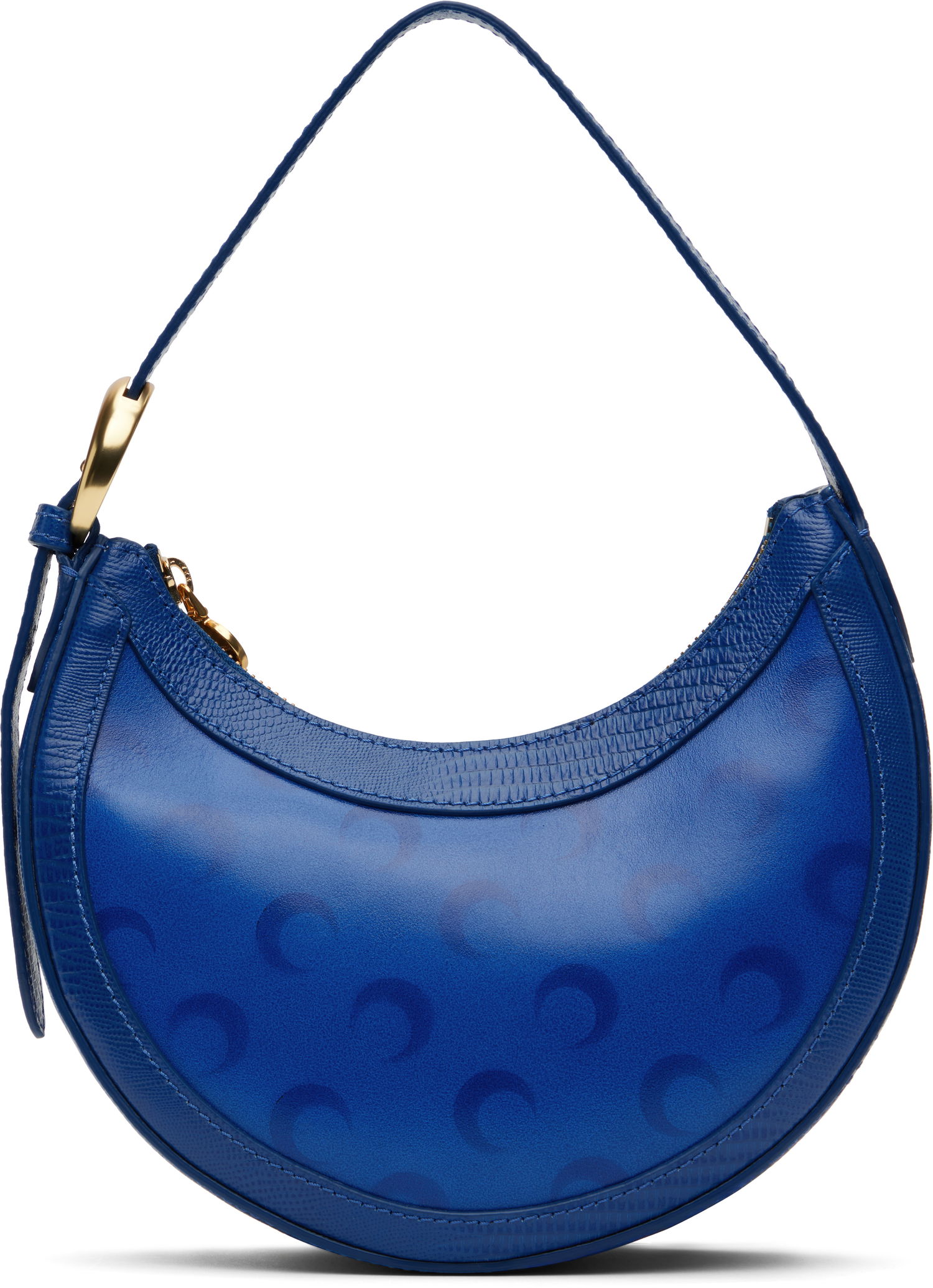 Kabelka Marine Serre Marine Serre Moon Airbrushed Leather Eclips Mini Bag Modrá | WBA002A CLEA0053, 0