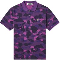 Polo tričko BAPE Color Camo Ape Head One Point Polo Fialová | 001POJ801001M-PUR, 1