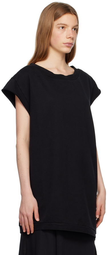 Tielko Ann Demeulemeester T-Shirt Oversized Čierna | 2301-W-JSW11-FA185-099, 1
