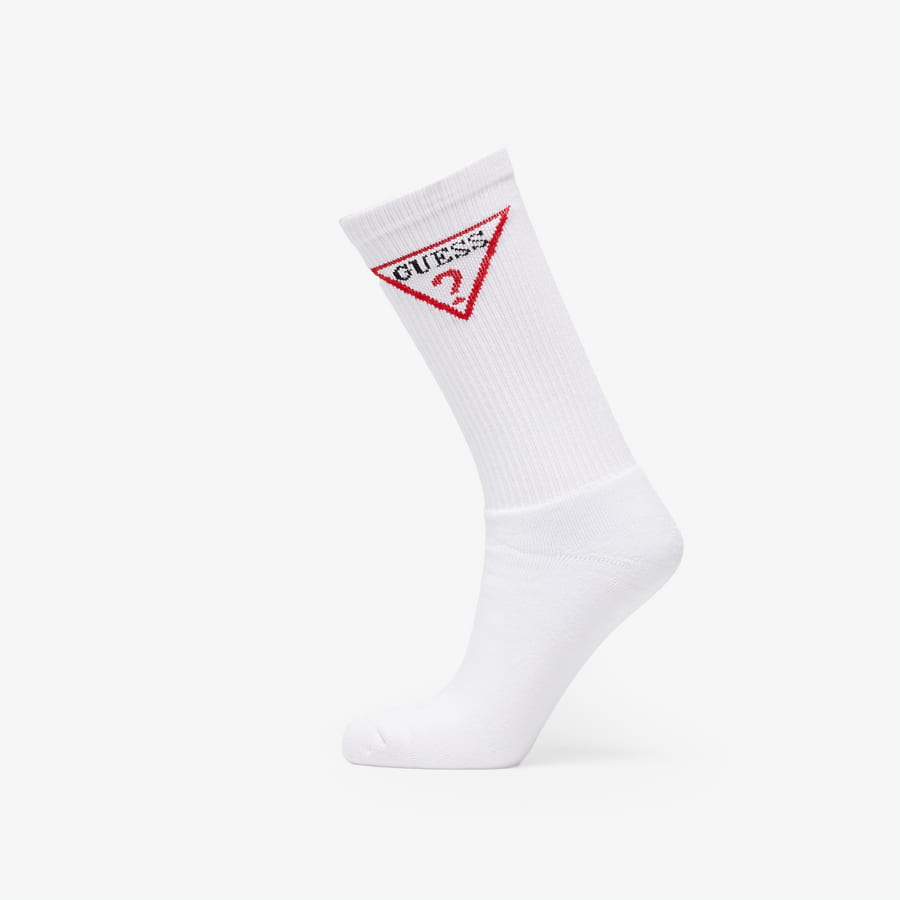 Ponožky GUESS Triangle Logo Crew Socks Biela | MBRZ00K9WJ1-G011, 0