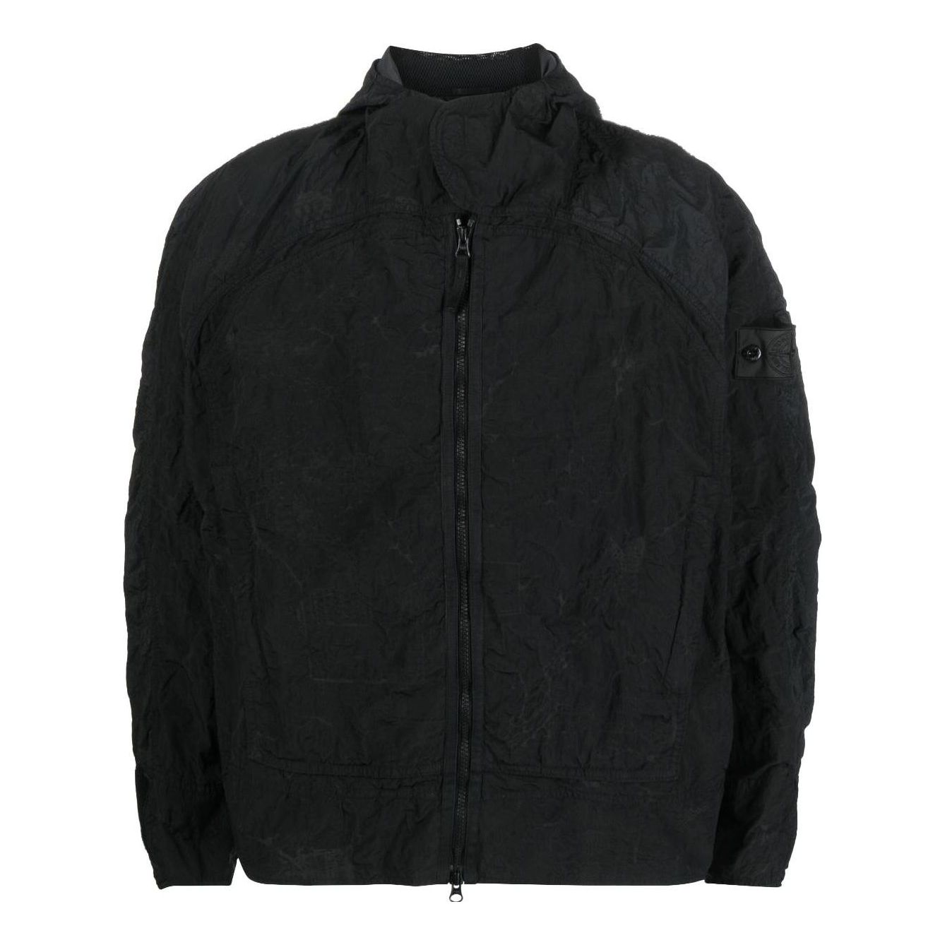 Bomber bunda Stone Island Shadow Project Zipped Hooded Jacket Čierna | 781940426-V2029, 0