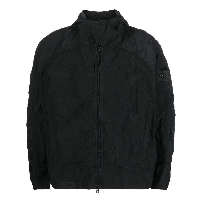 Bomber bunda Stone Island Shadow Project Zipped Hooded Jacket Čierna | 781940426-V2029