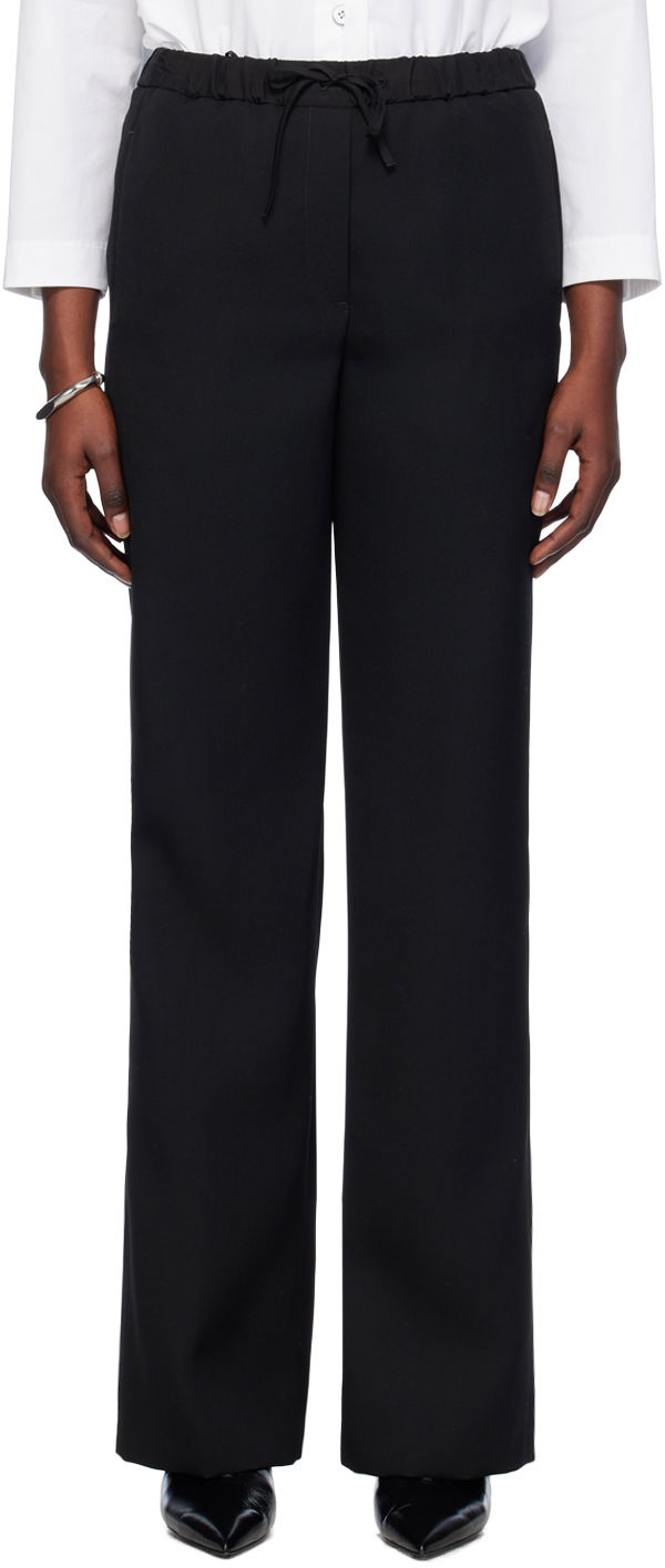 Nohavice Jil Sander Drawstring Trousers Čierna | J52KA0014_JTN319