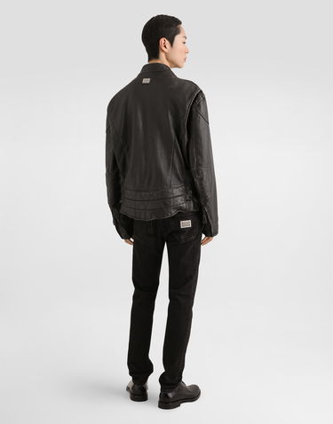 Tričko Dolce & Gabbana Ribbed Serafino Cotton T-shirt Biela | G8QX6TG7P0DW0001, 2