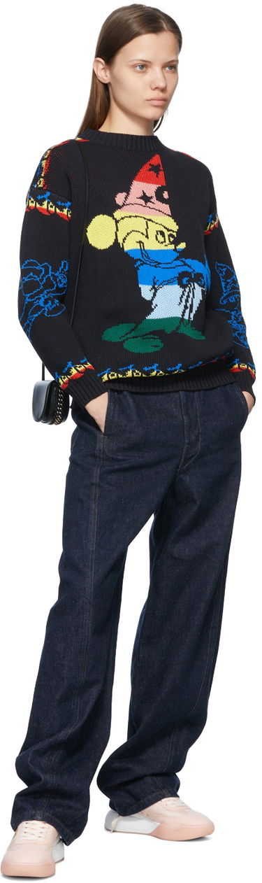 Sveter Stella McCartney Stella McCartney Fantasia Rainbow Mickey Graphic Sweater Čierna | 6K00793S7253, 3