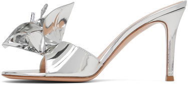 Tenisky a topánky Gianvito Rossi Flower Heeled Sandals Metalická | G15360.85RIC.MET, 2