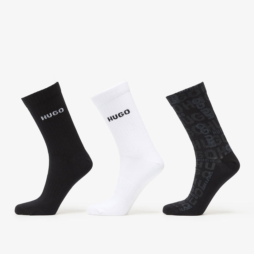 Ponožky BOSS 3-Pack Logo Piquet Socks Rôznofarebný | 50553208-001