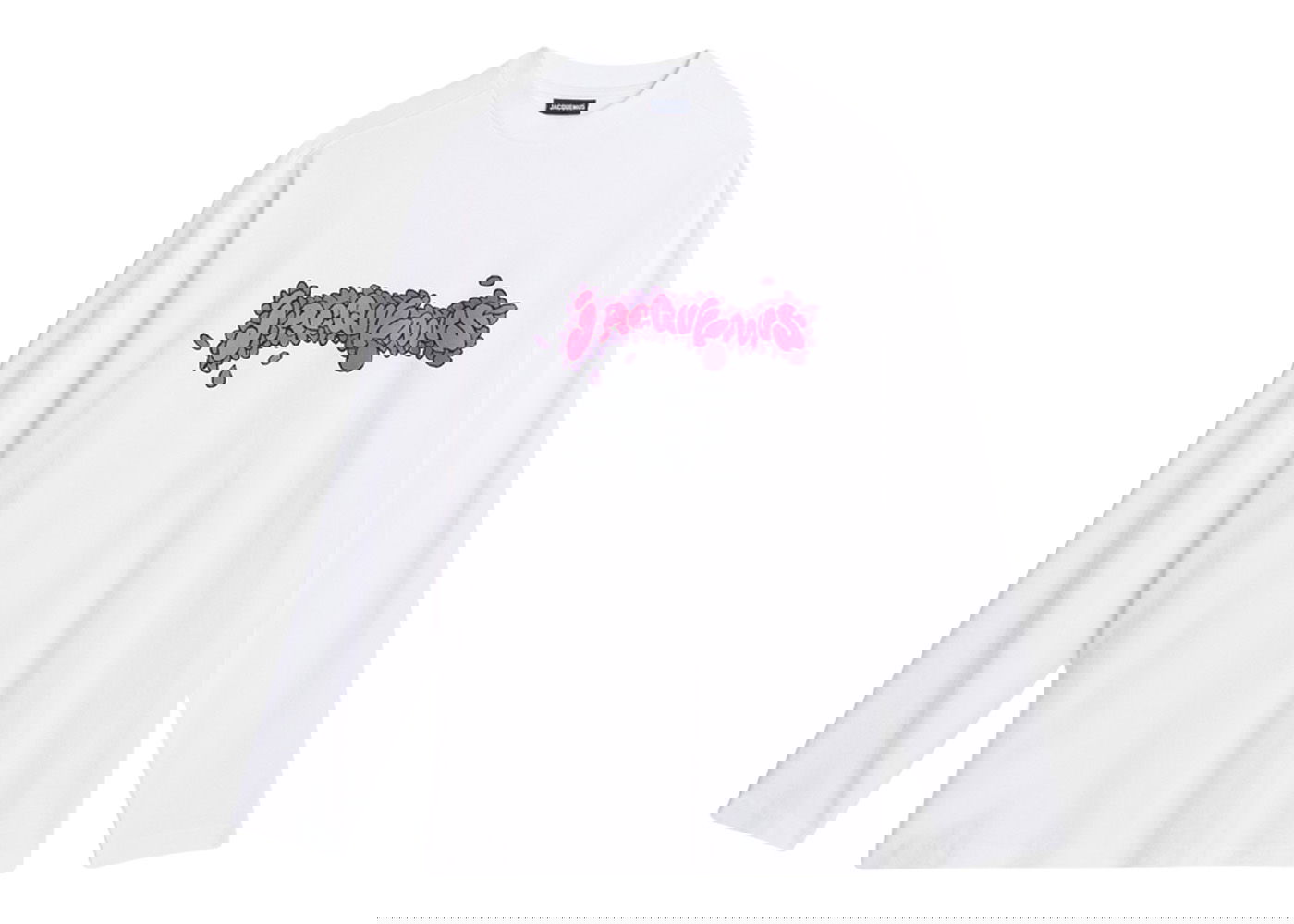 Tričko Jacquemus Le Desenho Manches Longues Daisy Logo Long Sleeve Biela | 235JS122-2003-1DK, 0